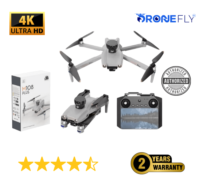 M108 Plus 3-Axis Gimbal 4K Camera 8km Long Range Drone 2025